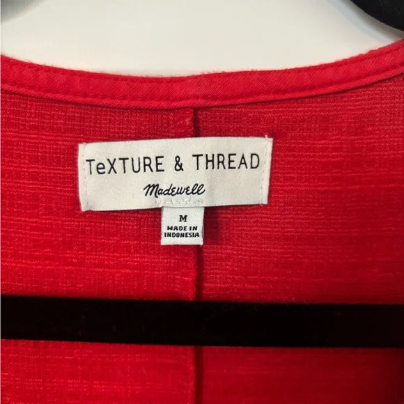 Madewell Texture & Thread Crosshatch Side-Tie Dress - Picture 7 of 8